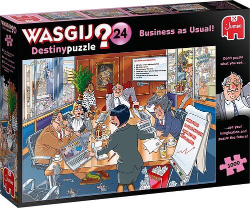 Foto van Wasgij destiny 24 - business as usual! (1000 stukjes) - puzzel;puzzel (8710126250136)