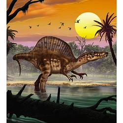 Foto van Komar spinosaurus vlies fotobehang 250x280cm 5-banen