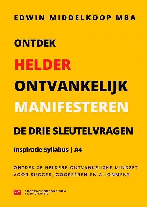 Foto van Ontdek helder ontvankelijk manifesteren - mba edwin middelkoop - paperback (9789464804355)