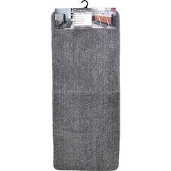 Foto van Gebor - xl anti slip badkamermat - micro vezel - badmat/douchemat - grijs - 50x120cm - antislip vloerkleed mat