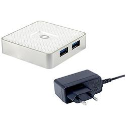 Foto van Conceptronic hubbies03w usb 3.2 gen 1-hub 4 poorten wit