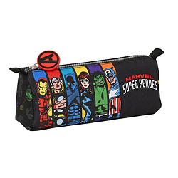 Foto van Schoolpennenzak the avengers super heroes zwart (21 x 8 x 7 cm)