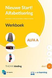 Foto van Nieuwe start alfabetisering werkboek alfa a deel 4 + e-learning - paperback (9789055173174)