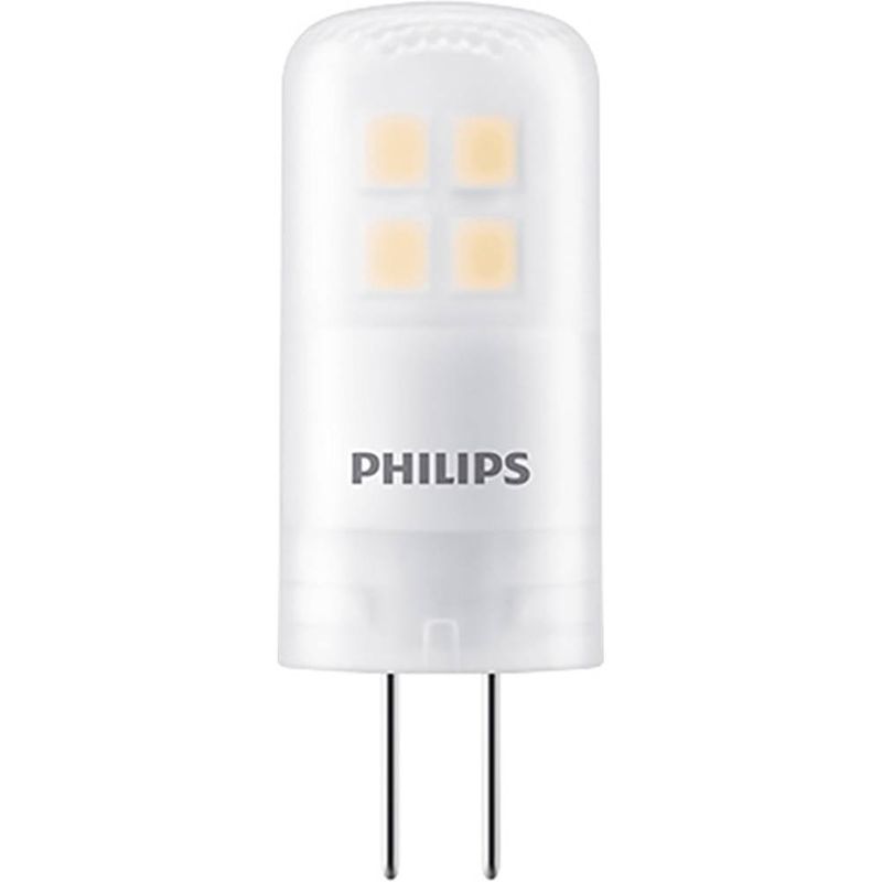 Foto van Philips lighting 76785300 led-lamp energielabel f (a - g) g4 1.8 w = 20 w warmwit (ø x l) 18 mm x 18 mm 1 stuk(s)