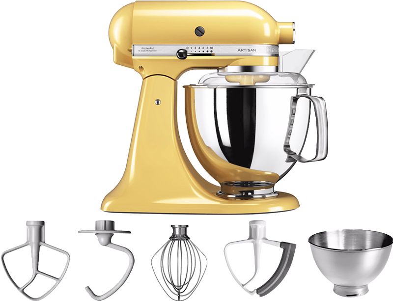 Foto van Kitchenaid artisan mixer 5ksm175ps pastelgeel