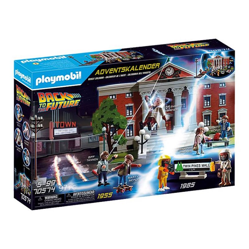 Foto van Playmobil back to the future: adventskalender (70574) junior