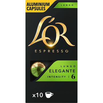 Foto van L'sor lungo elegante koffiecups 10 stuks bij jumbo