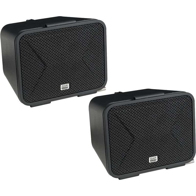 Foto van Dap xi-3 4 inch installatiespeaker zwart (set van 2)