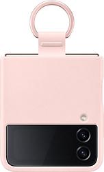 Foto van Samsung galaxy z flip 4 siliconen back cover ring roze