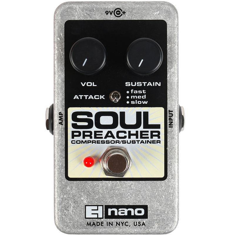 Foto van Electro harmonix soul preacher compressor sustainer effect