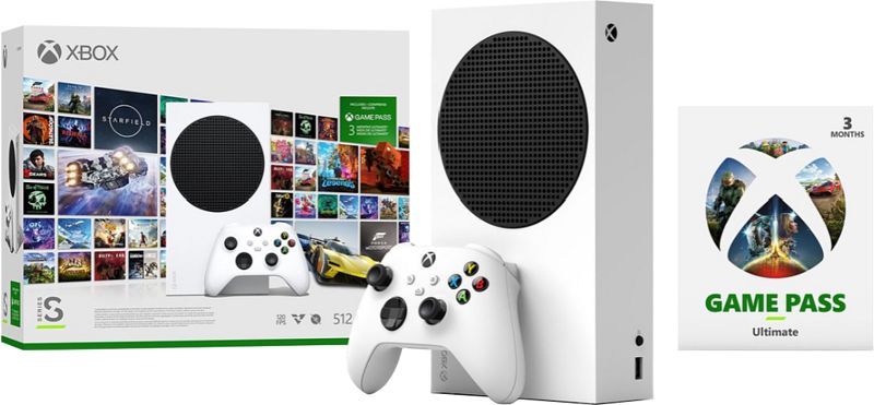 Foto van Xbox series s 512g + 3 maanden game pass ultimate bundel