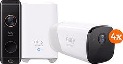 Foto van Eufycam 4-pack + eufy video doorbell dual 2 pro
