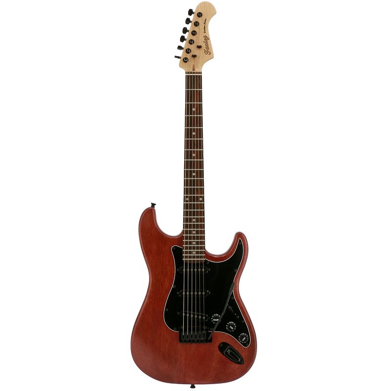 Foto van Fazley outlaw series sheriff basic sss red elektrische gitaar met gigbag