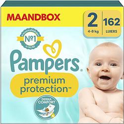 Foto van Pampers - premium protection - maat 2 - maandbox - 162 stuks - 4/8 kg