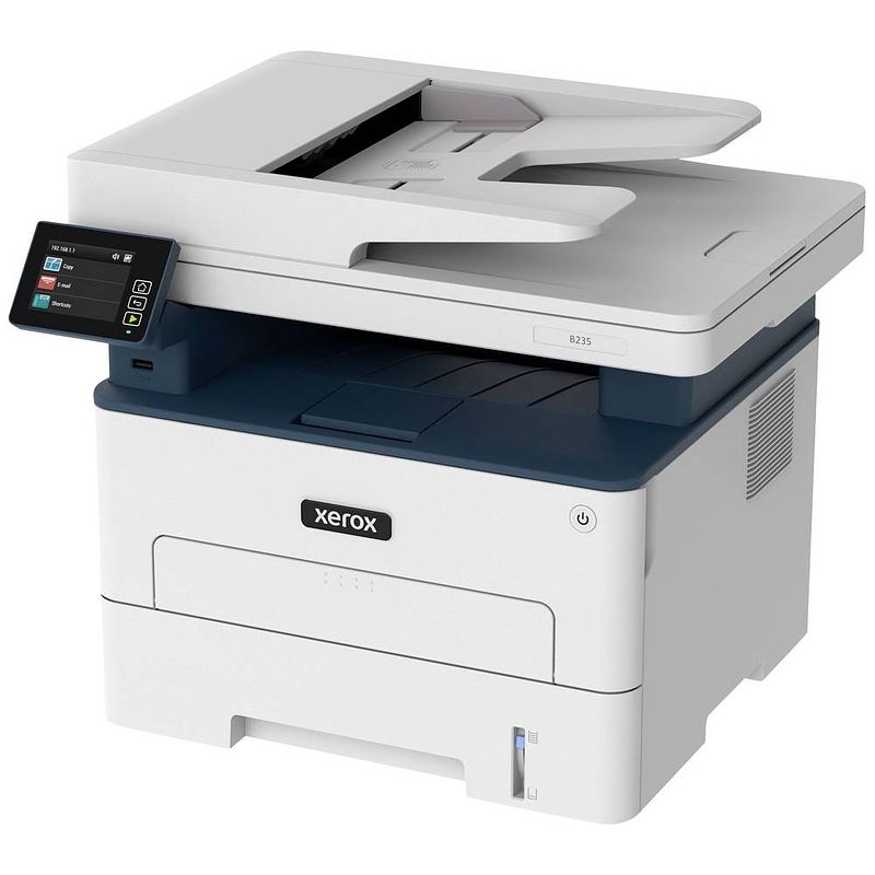 Foto van Xerox b235 laserprinter (zwart/wit) a4 printen, scannen, kopiëren, faxen adf, duplex, lan, usb, wifi