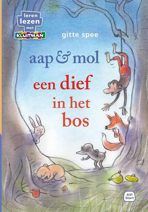 Foto van Aap & mol. een dief in het bos - gitte spee - hardcover (9789020677690)