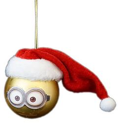 Foto van The minions kerstballen van kunststof minion dave 1x - kerstbal