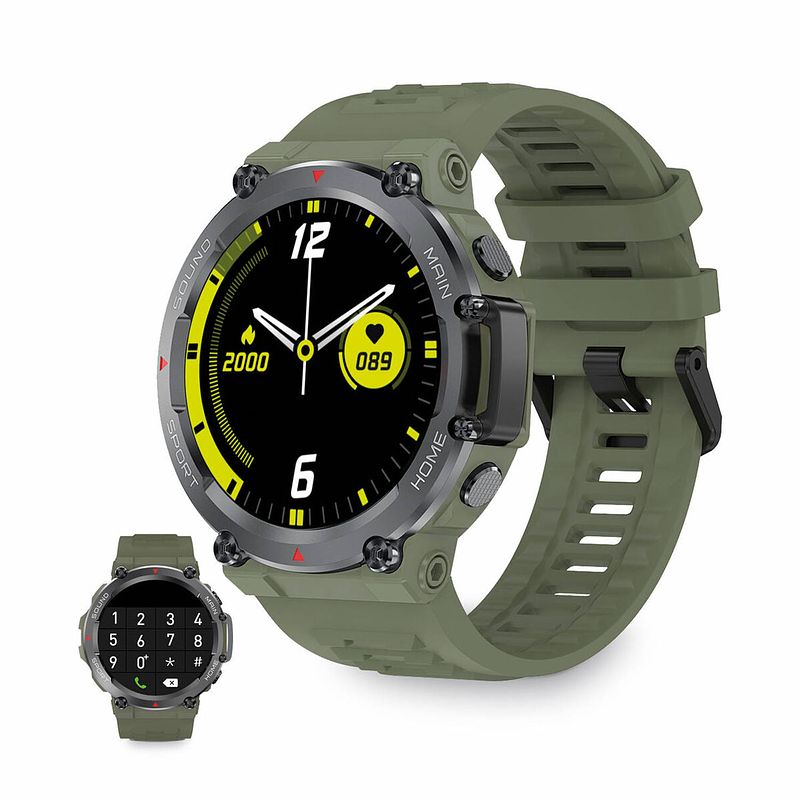 Foto van Smartwatch ksix oslo 1,5"" bluetooth 5.0 270 mah groen