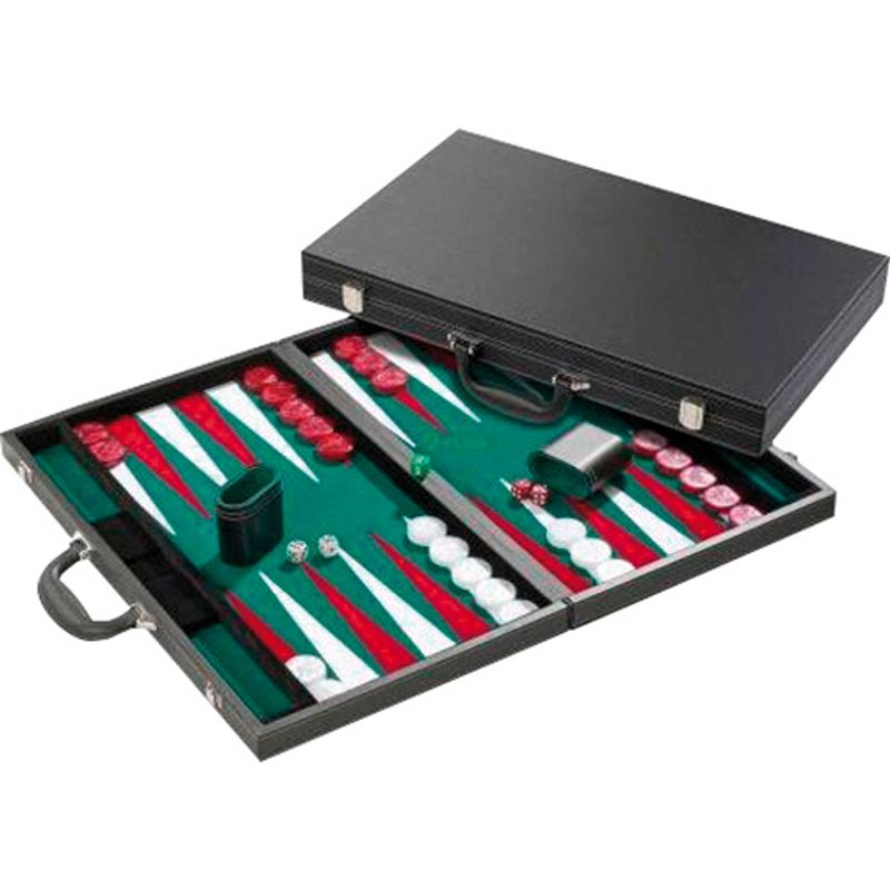 Foto van Backgammon 46x30cm deluxe ingelegd