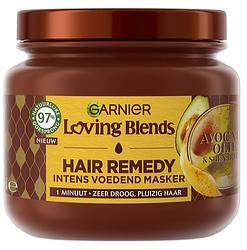 Foto van Garnier loving blends avocado karite masker 340 ml droog/pluizig haar bij jumbo