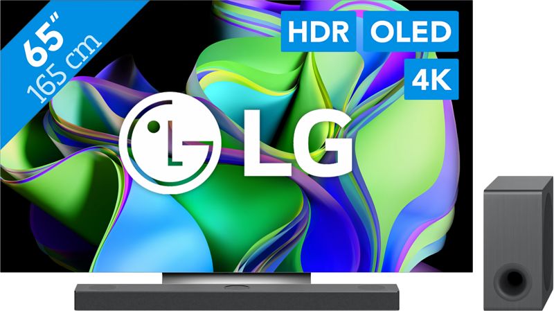 Foto van Lg oled65c34la (2023) + soundbar