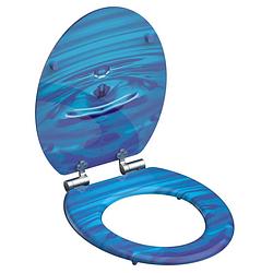 Foto van Schütte toiletbril met soft-close blue drop