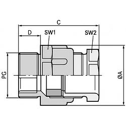 Foto van Lapp 52005470 wartel pg16 polystereen (eps) grijs-wit (ral 7035) 25 stuk(s)