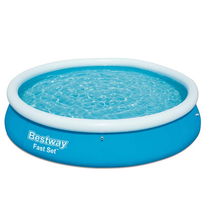 Foto van Bestway fast set zwembad opblaasbaar rond 366x76 cm 57273