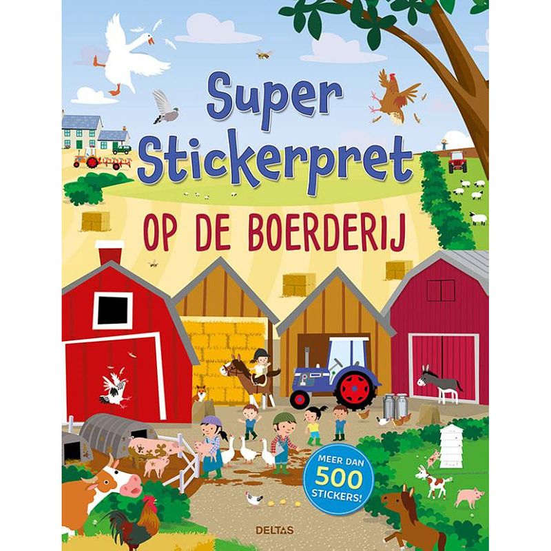 Foto van Deltas super stickerpret - op de boerderij