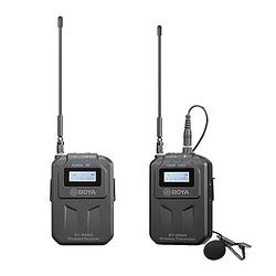 Foto van Boya uhf duo lavalier microfoon draadloos by-wm6s