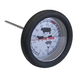 Foto van Analoge vleesthermometer / keuken thermometer rvs 12 cm - vleesthermometers
