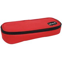 Foto van Mood etui victory junior 22 x 10 x 5 cm canvas rood/zwart