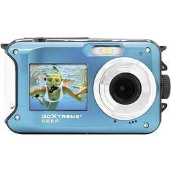 Foto van Goxtreme reef blue digitale camera 24 mpix blauw full-hd video-opname, waterdicht tot 3 m, onderwatercamera, schokbestendig, met ingebouwde flitser