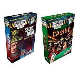 Foto van Uitbreidingsbundel - escape room - 2 stuks - uitbreiding casino & uitbreiding secret agent