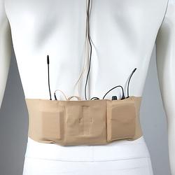 Foto van Ursa straps medium double pouch waist strap (beige)