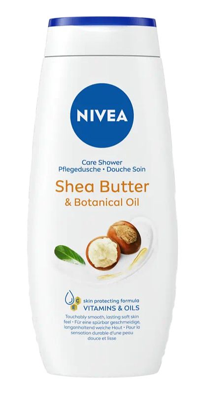 Foto van Nivea shea butter & botanical oil soft care shower