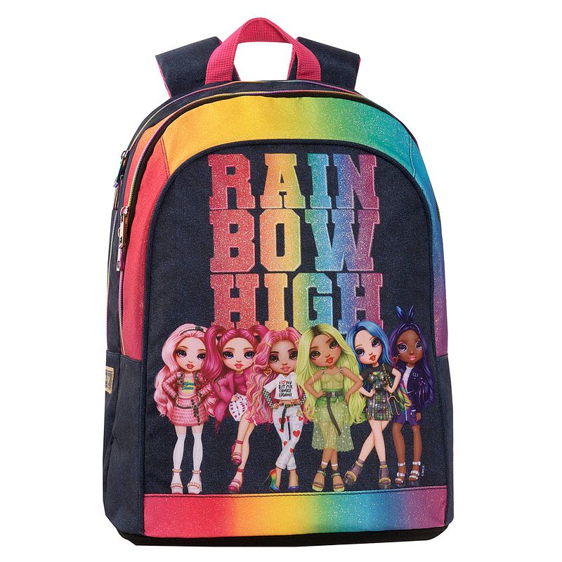 Foto van Rainbow high rugzak, fashion - 43 x 32 x 23 cm - polyester