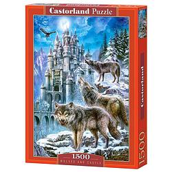 Foto van Castorland puzzel wolves and castle - 1500 stukjes