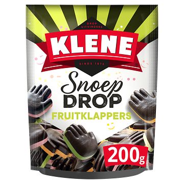 Foto van Klene snoepdrop fruitklappers 200g bij jumbo