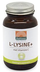 Foto van Mattisson healthstyle l-lysine+ met vitamine c capsules