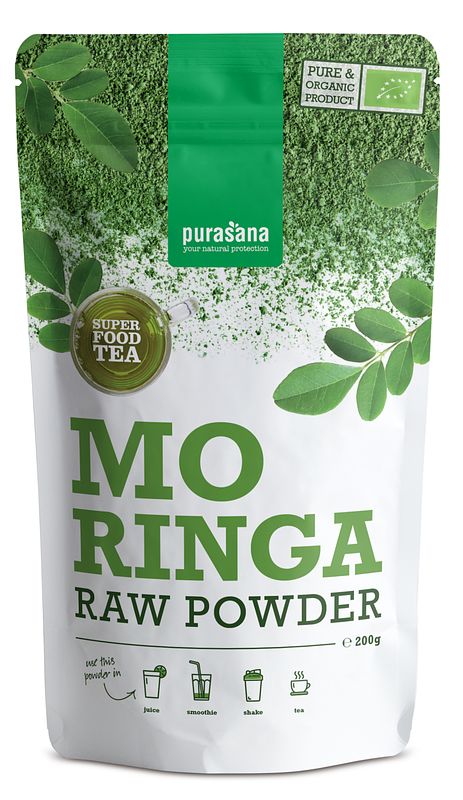 Foto van Purasana moringa raw powder