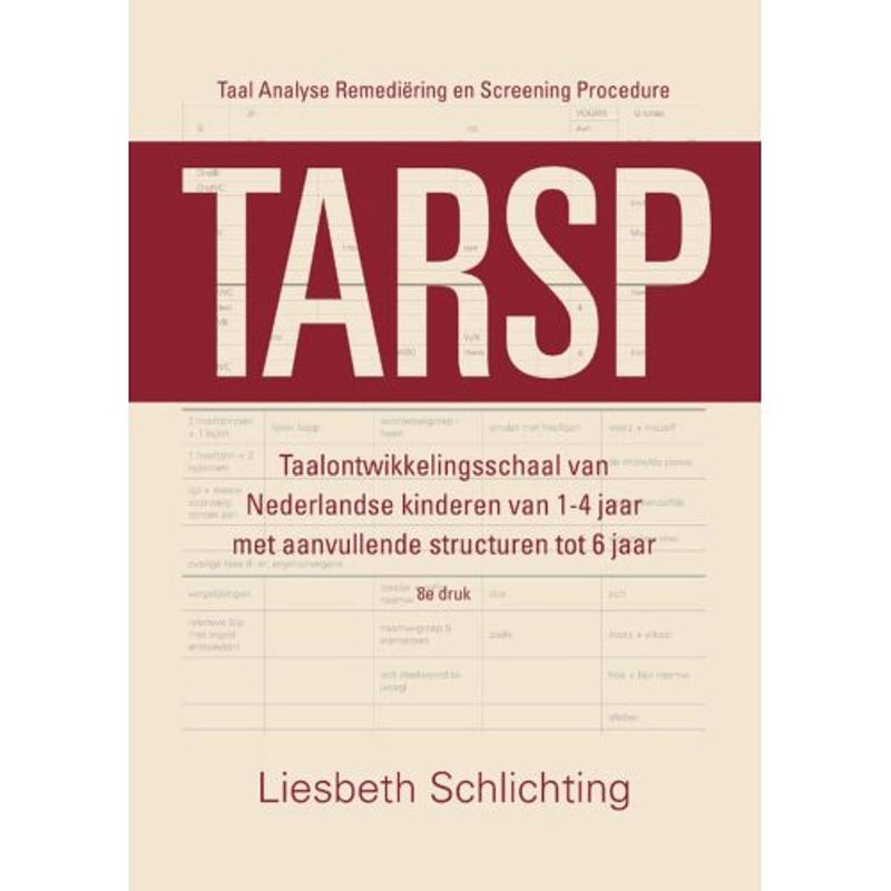 Foto van Tarsp - taal analyse remediëring en screening