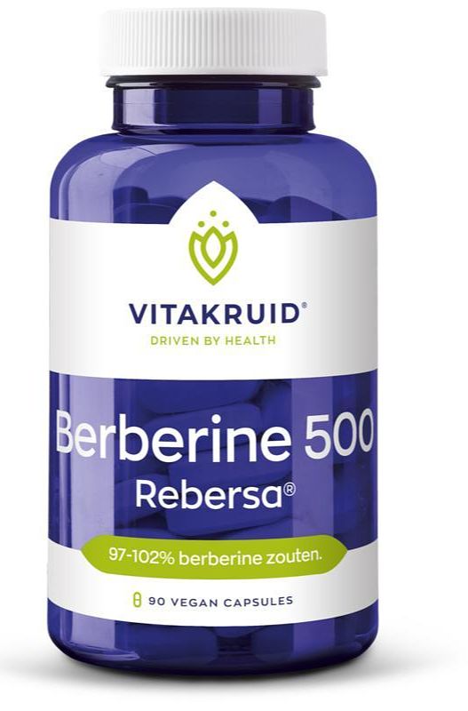 Foto van Vitakruid berberine 500 rebersa capsules