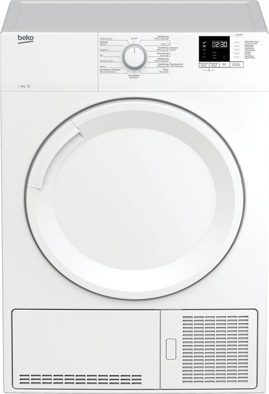 Foto van Beko dc8230a1 condensdroger