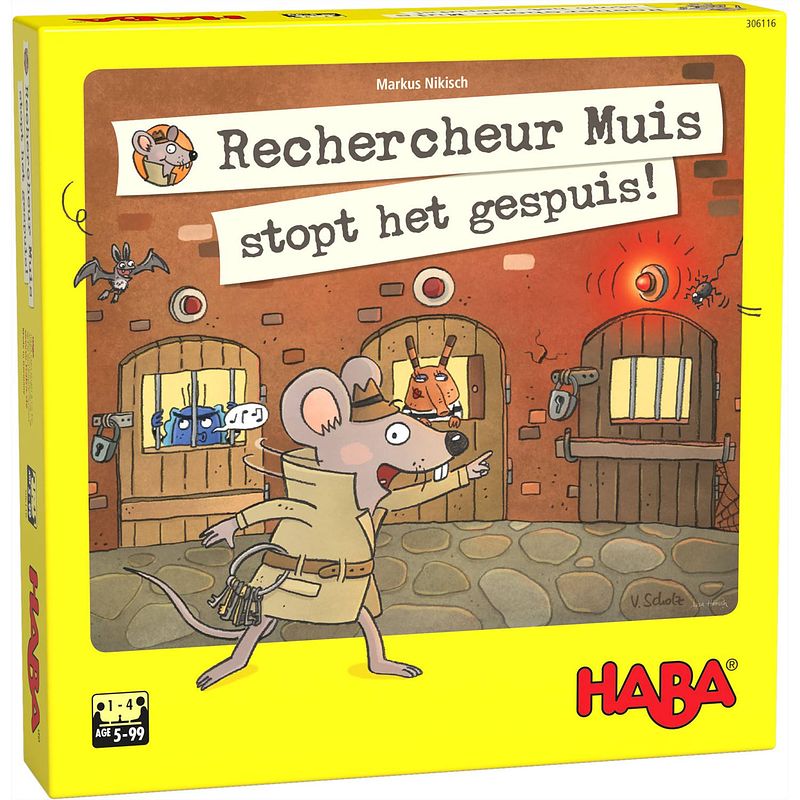 Foto van Haba bordspel rechercheur muis stopt het gespuis! (nl)