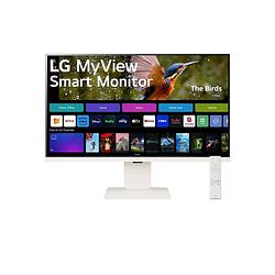 Foto van Lg smart monitor 32sr83u-w monitor wit