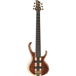 Foto van Ibanez btb1836 premium natural shadow low gloss 6-snarige elektrische basgitaar met gigbag