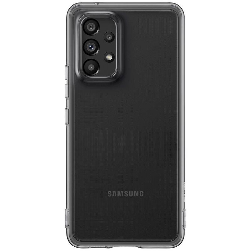 Foto van Samsung galaxy a53 soft case back cover zwart