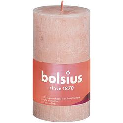 Foto van Bolsius - rustiek shine stompkaars 100/50 misty pink