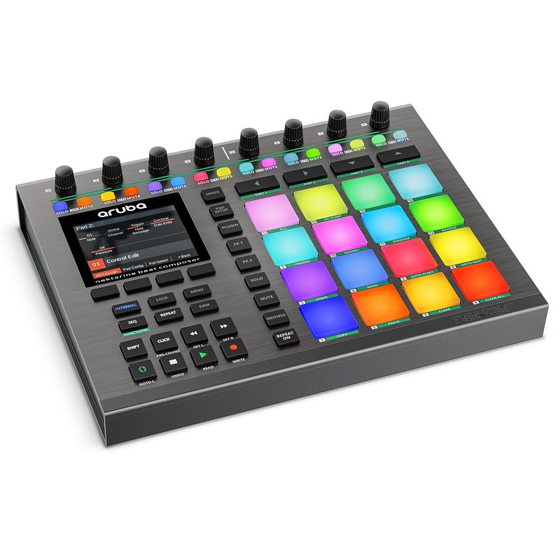 Foto van Nektar aruba beat composer usb/midi pad controller / sequencer